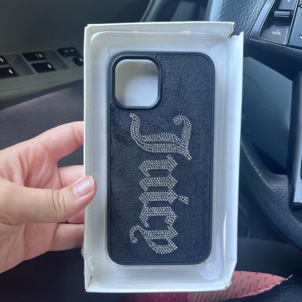 Juicy Couture Velour Bling Phone Case (iPhone 12)